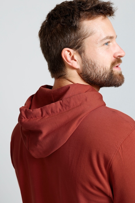 Boston Park Hoodie, Schriftzug, Kapuze, bis 72/74