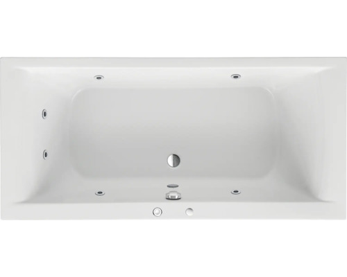 Inbouw whirlpool rechthoekig bad, lichaamsvormig bad OTTOFOND Wistula 90 x 190 cm, glanzend wit 56670
