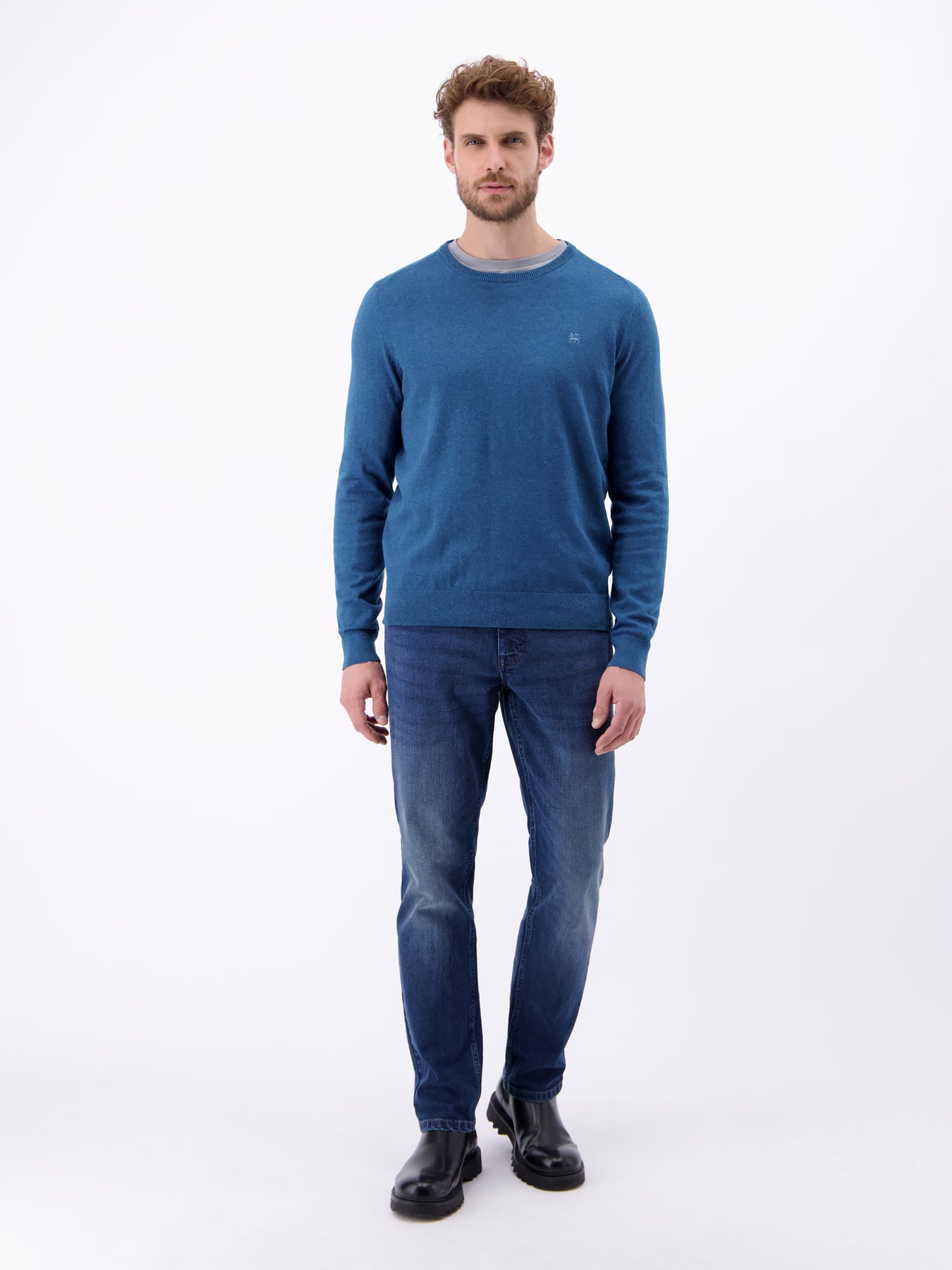 Herren Basic Strickpullover