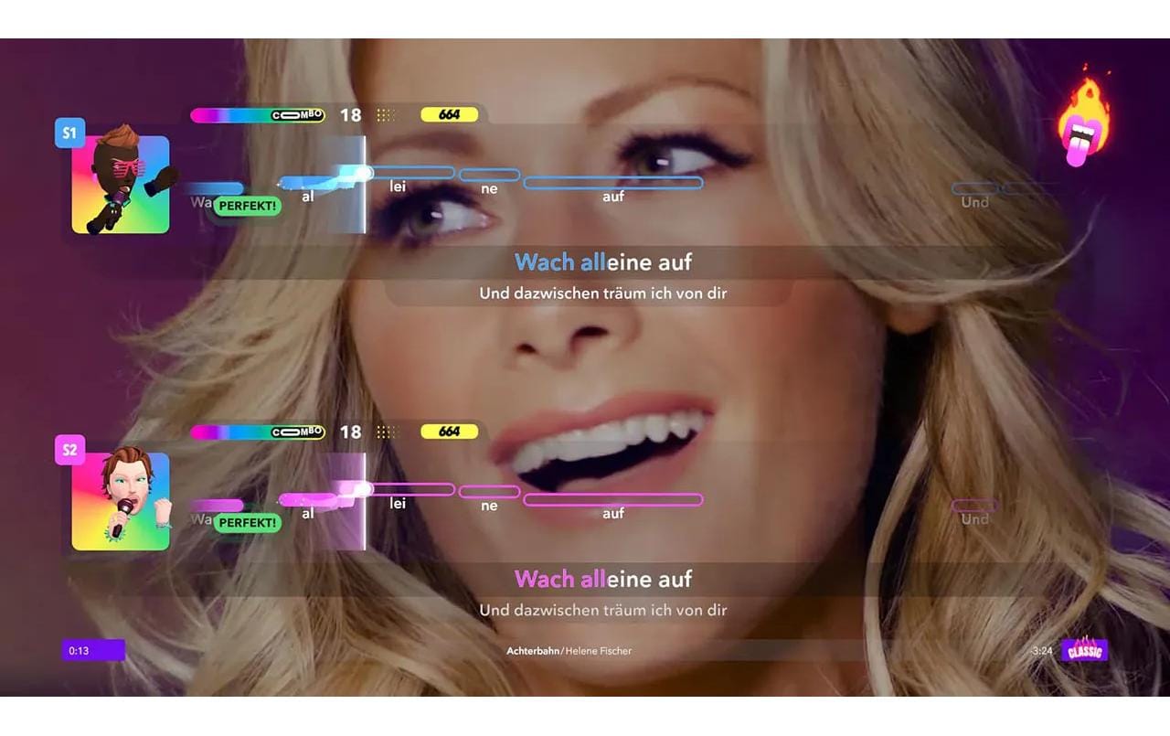 Let's Sing 2025 German Version + 2 MicsAnspruchsvolles Karaoke-Spiel für die PlayStation 4