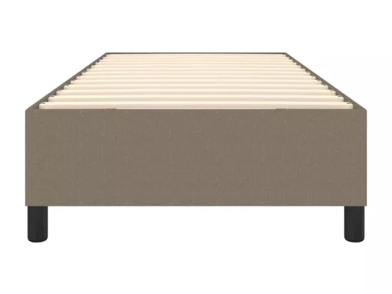 Sommier à lattes de lit Taupe 90x190 cm Tissu