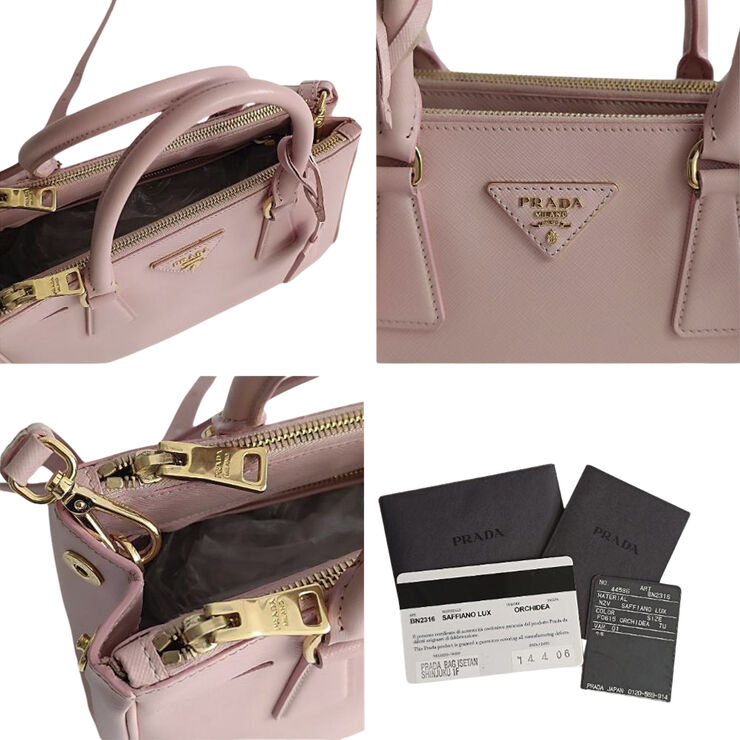 Prada Vintage Prada Galleria Bag Pink
