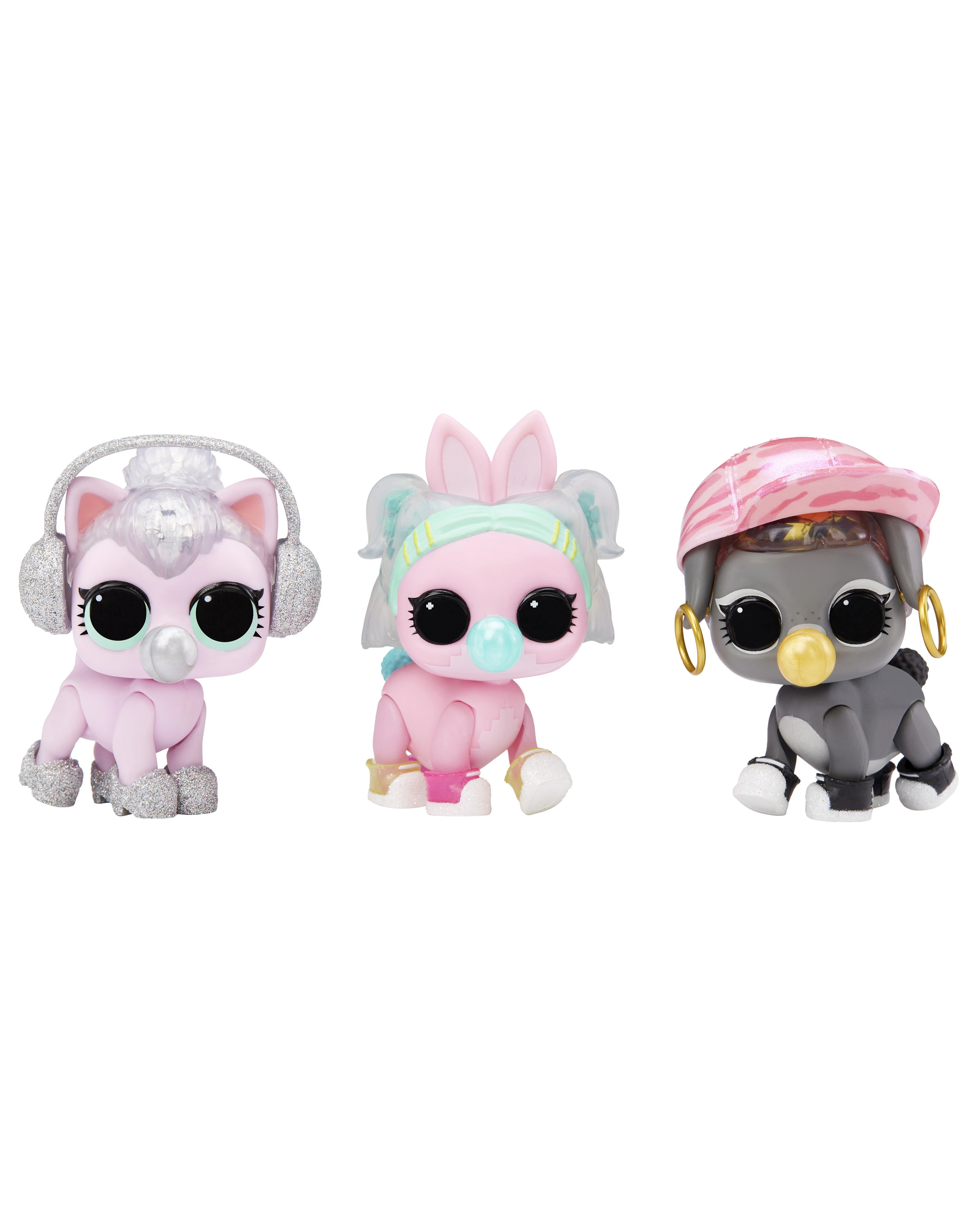 Spieltier PET GLITTER (9 cm) mit Farbwechsel