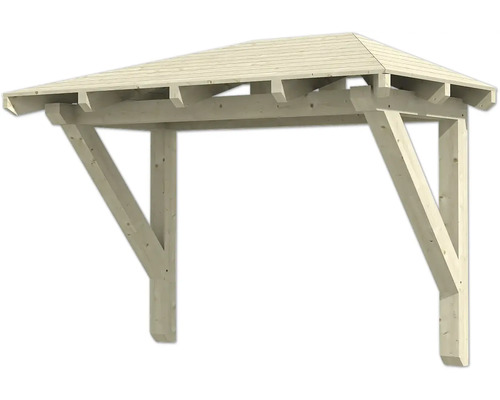 SKAN HOLZ Wismar 1 natuurlijke luifel 258x126 cm