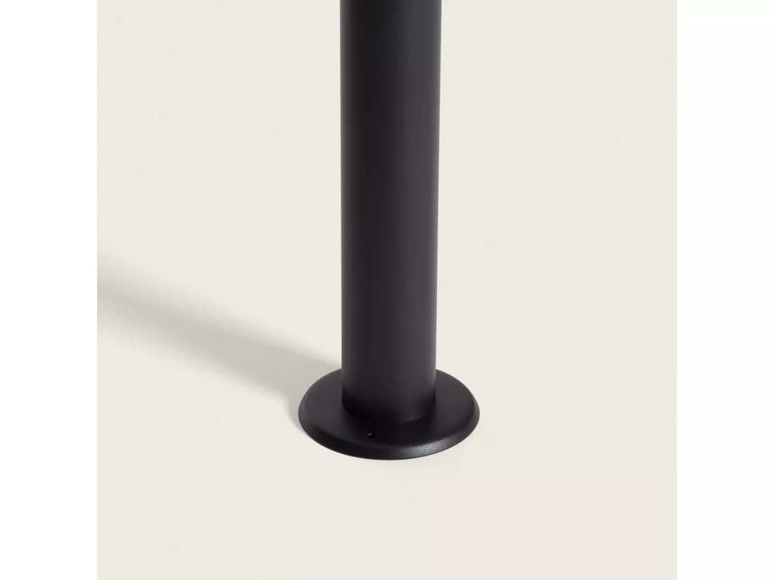 Balise sur Pied Extérieure Solaire LED 50cm Aluminium Eddan Noir