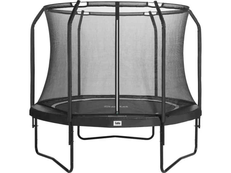 Salta Premium Black Edition, Trampolin, Rund, 100 kg, 5 År, Safety net, Sort