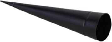 Kandelaar punt zwart D 4 H 10 cm