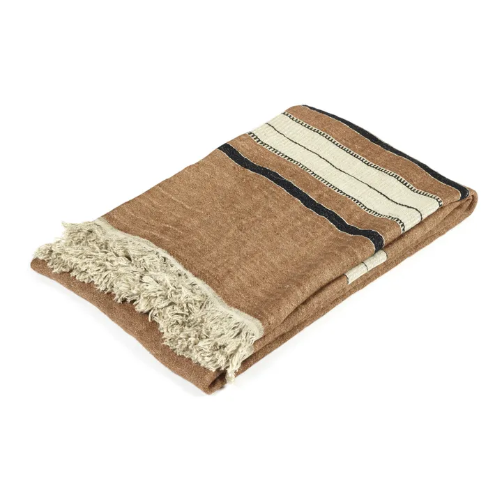 Libeco Drap de plage Belgian | Brun