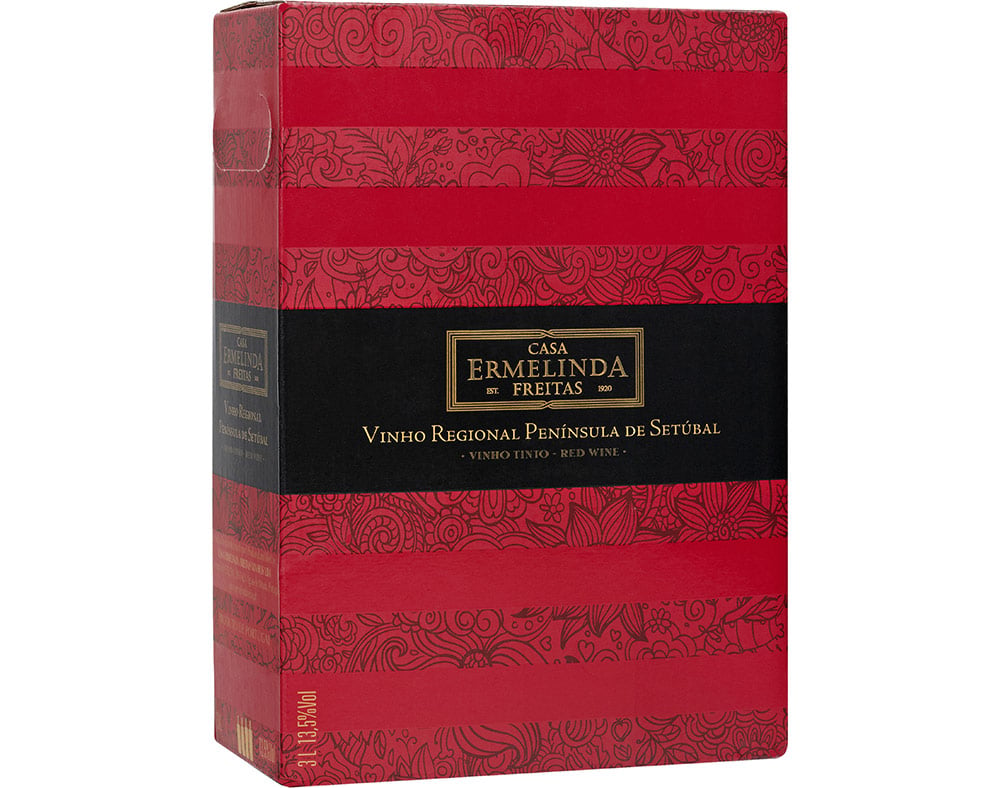 VINHO TINTO CASA ERMELINDA FREITAS SETÚBAL BAG IN BOX 3L