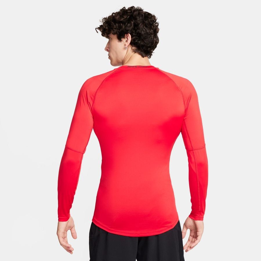 Nike Pro Baselayer Dri-FIT - Rouge/Noir Manches Longues