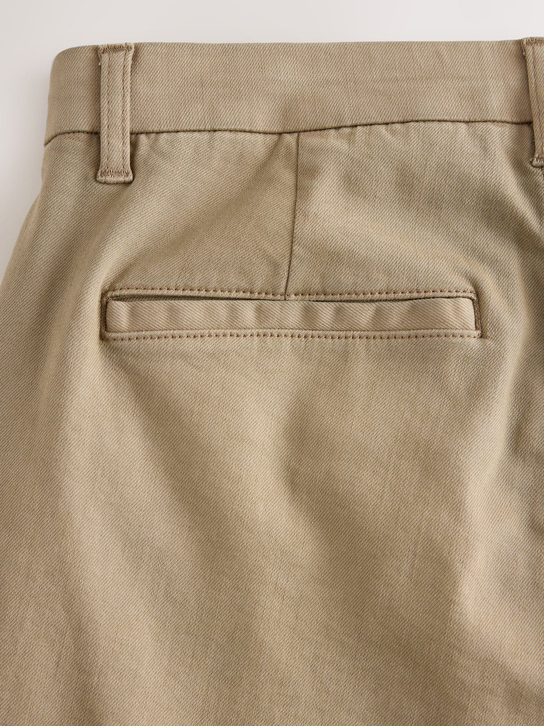 Pastelgeel - Slim Fit - Motionflex chino
