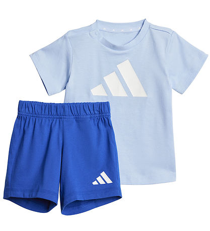 adidas Performance Set - T-Shirt/Shorts - I BL - Globlu/White