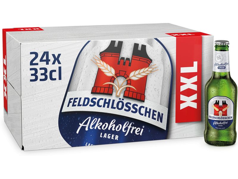 Feldschlösschen Alkoholfrei Lager 24 x 0.33 l Lagerbier ohne Alkohol