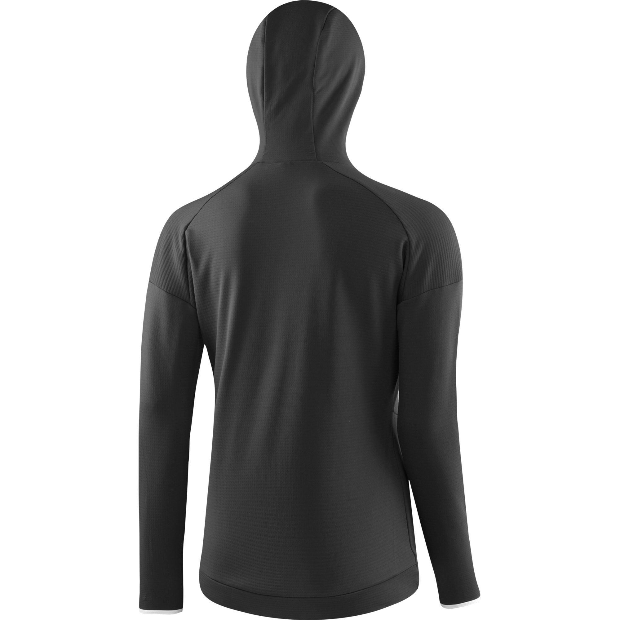 Löffler Merino-Fleece Hoody Damen schwarz