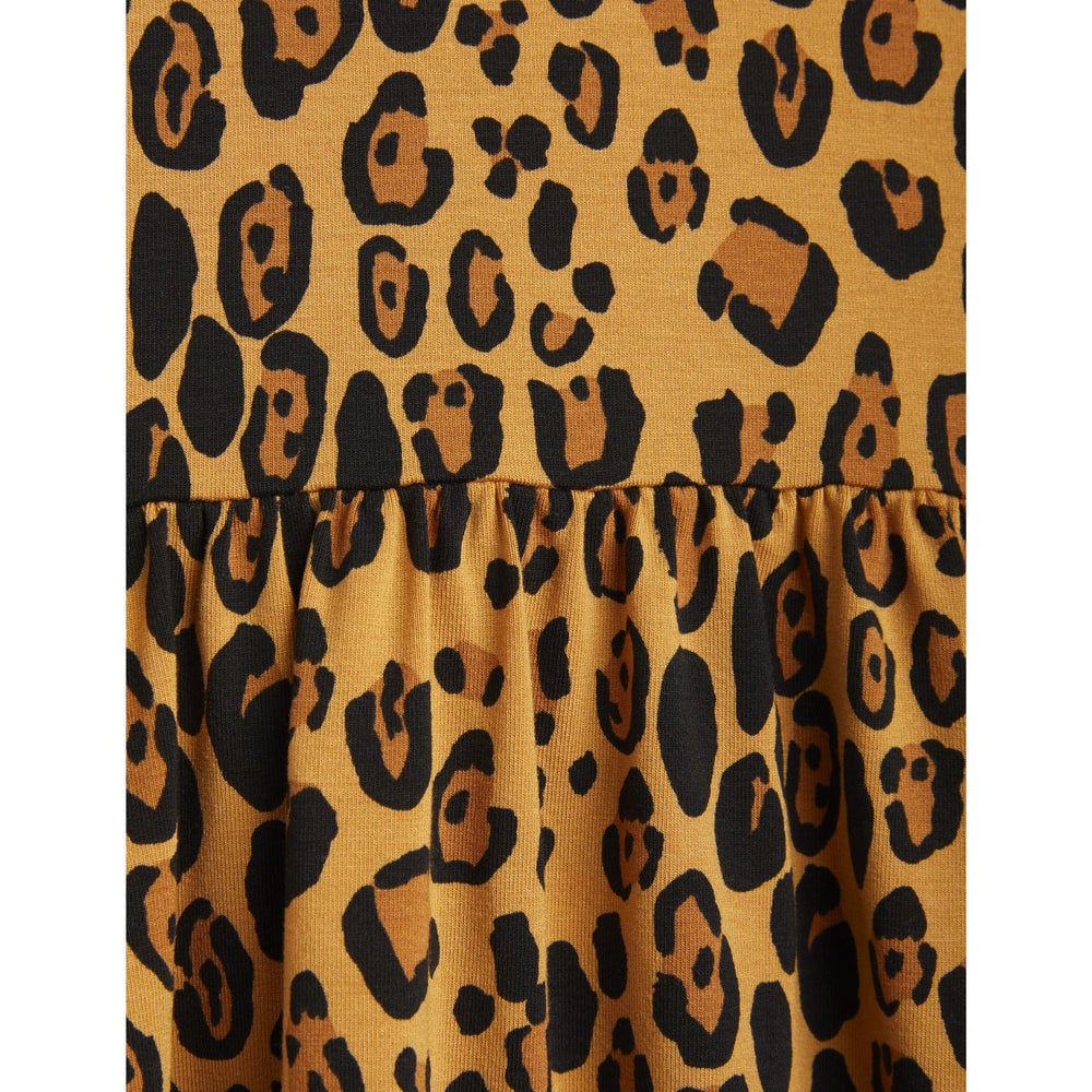 Køb Mini Rodini Beige Basic Leopard Kjole Tencel™