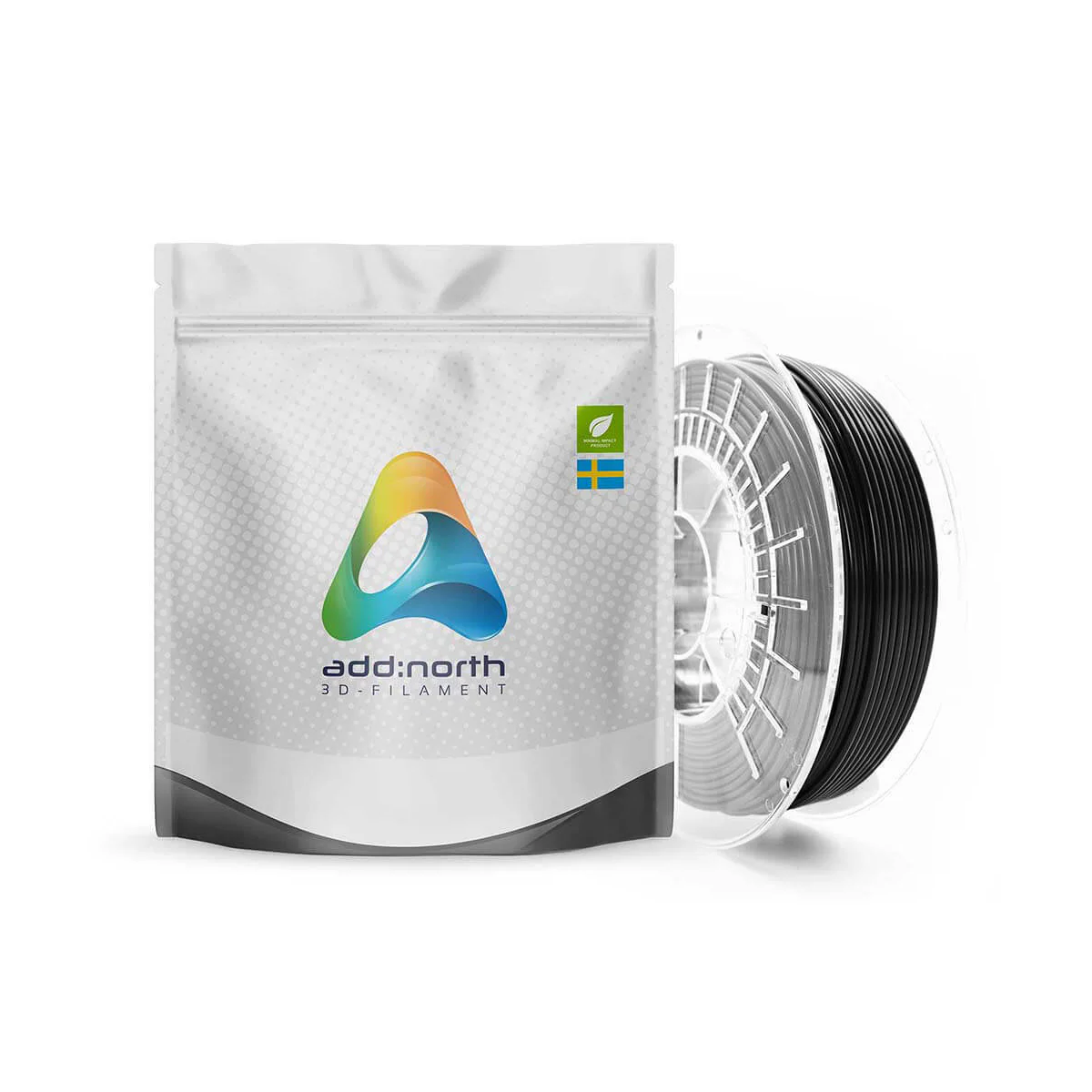 ADDNORTH E-PLA 1.75mm 2300g  Black