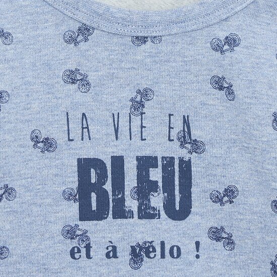 Bleu Château Sweat en molleton   Print Vélo        de               Marèse