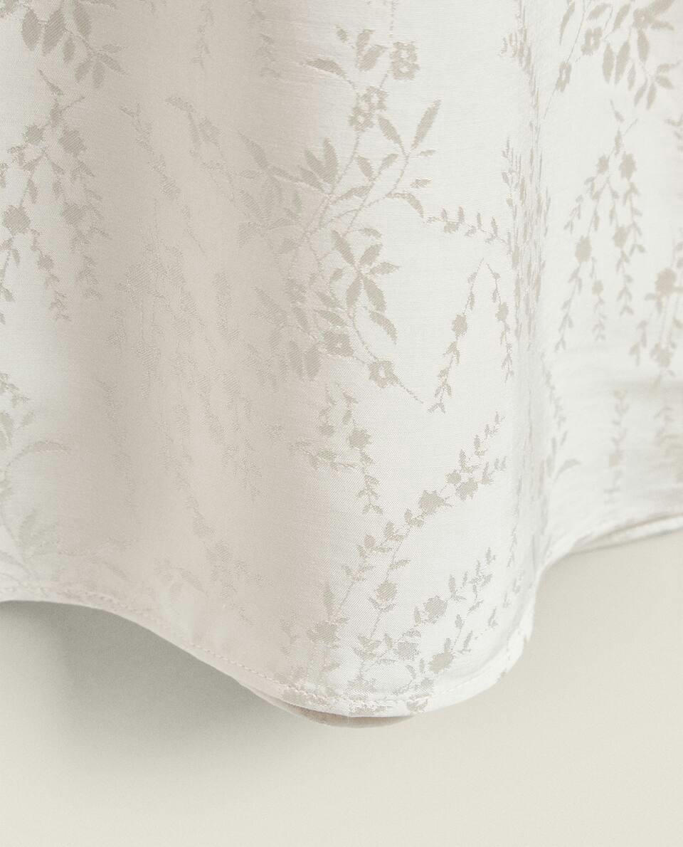 Camisola de jacquard floral