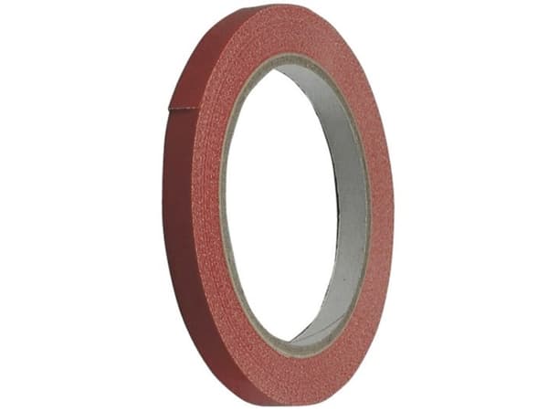 Tape PVC-s rød 9mmx66m - (16 stk.)