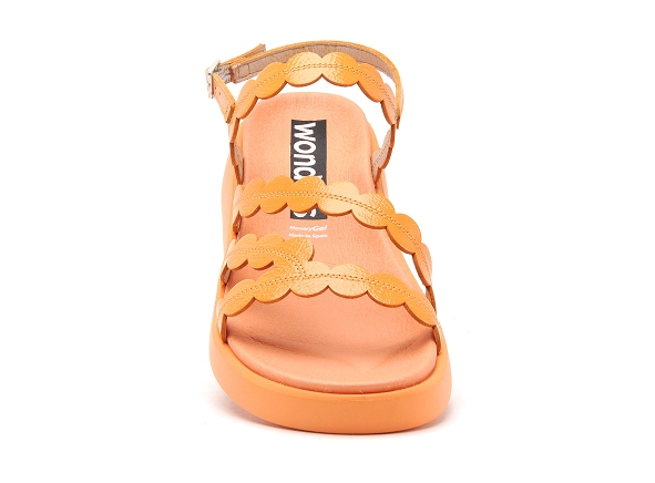 Wonders nu pieds plats femme c6531 lack orange