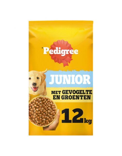 Pedigree Junior - Puppy-Hondenvoer - Kip Groente 12 kg