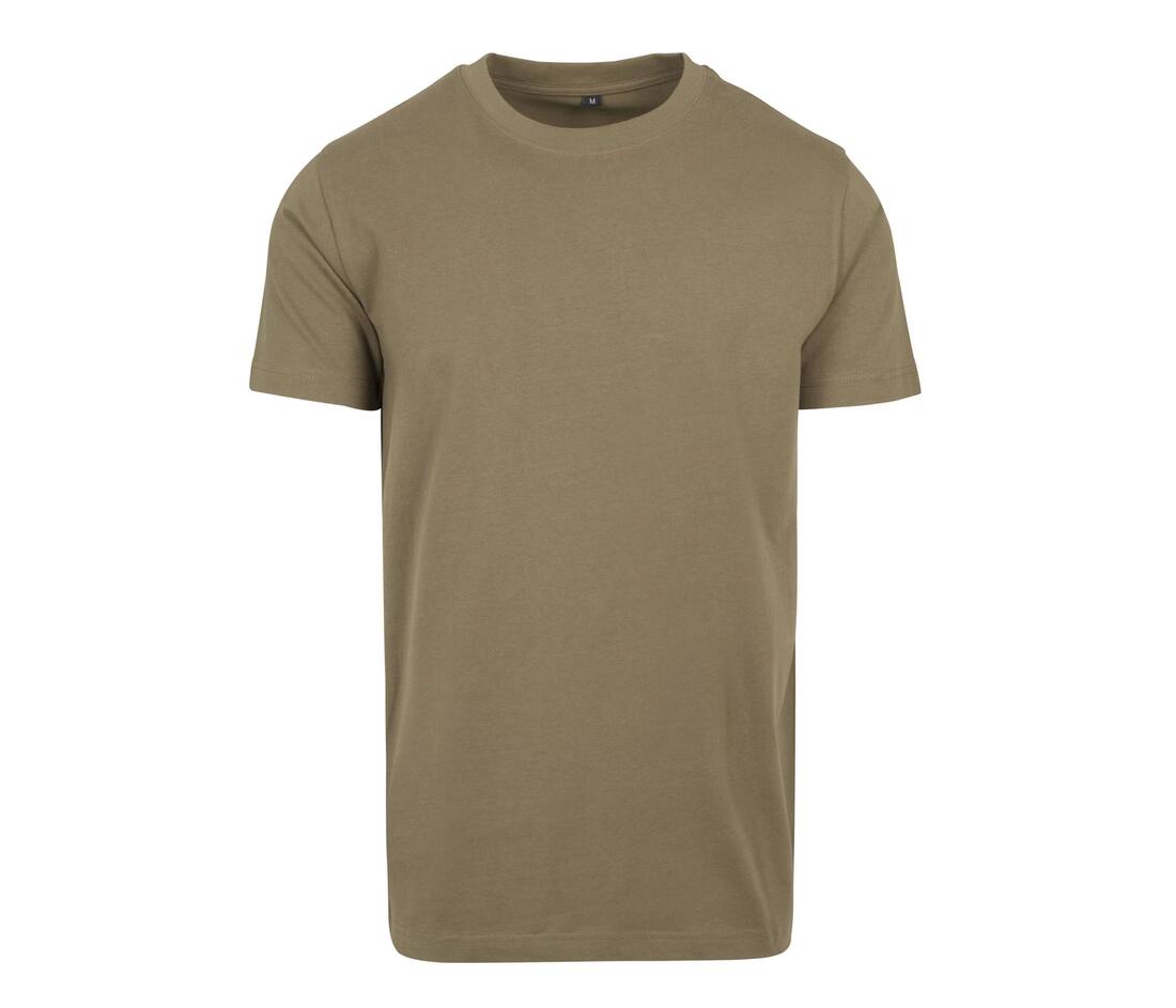 Build Your Brand BY004 - T-shirt Confortable à Col Rond en Coton