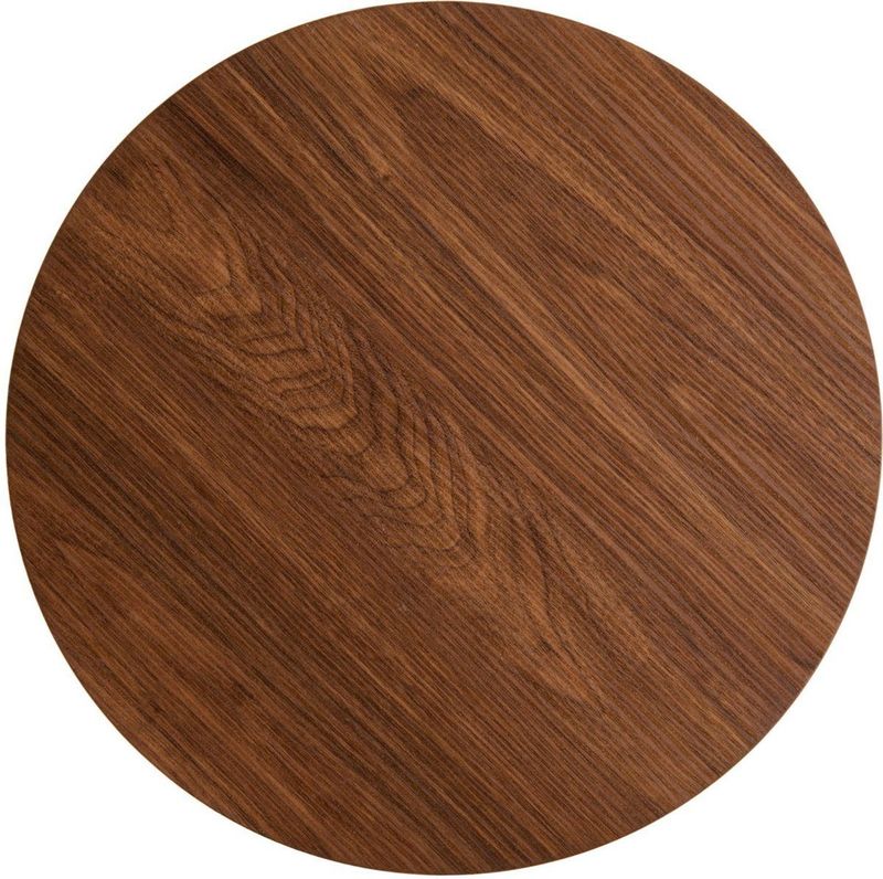 GM - Bijzettafel Nora - Walnoot - Ø40cm - MDF