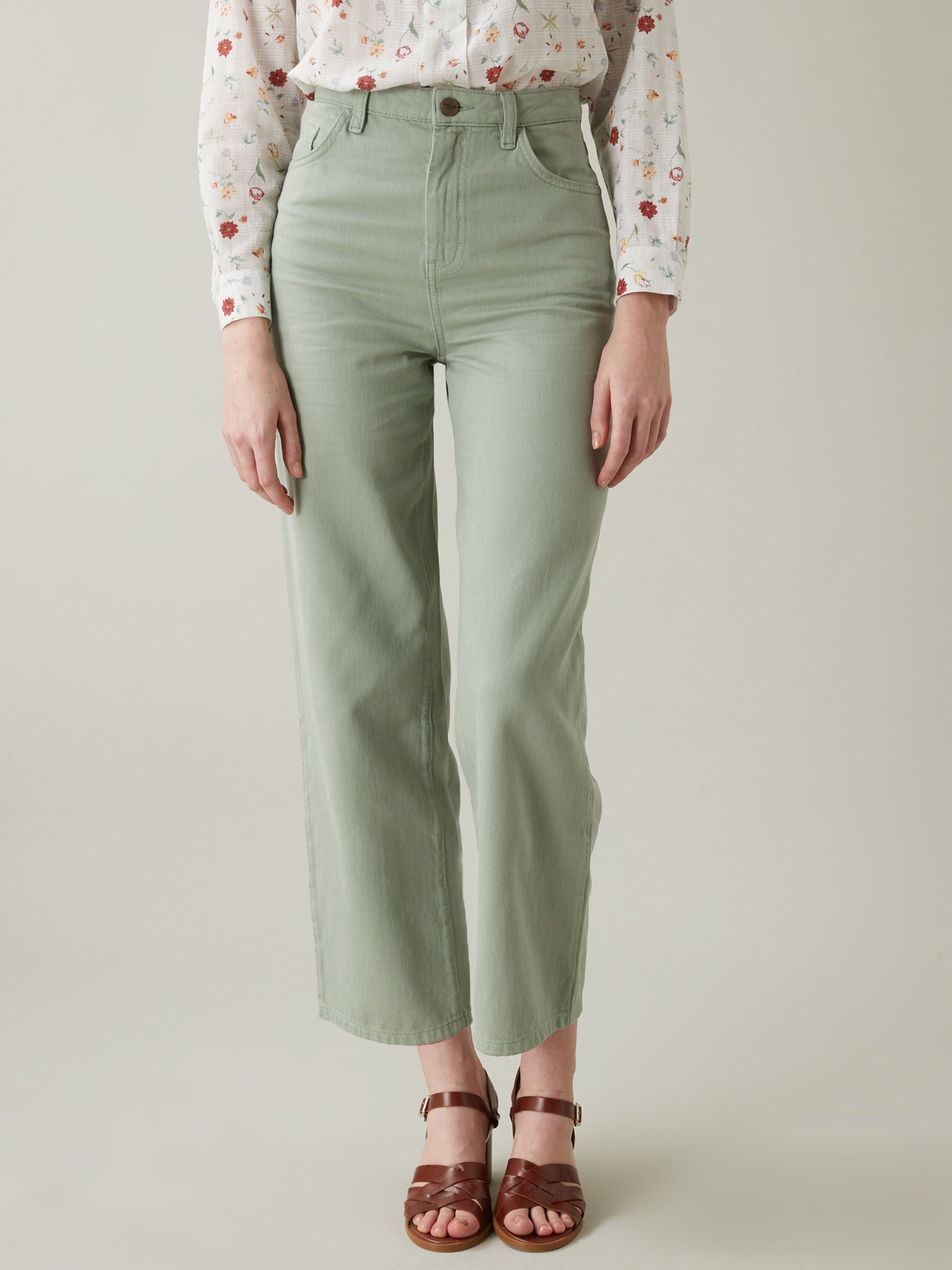 Jean Large Femme Emilie - coton biologique, délavage écoresponsable