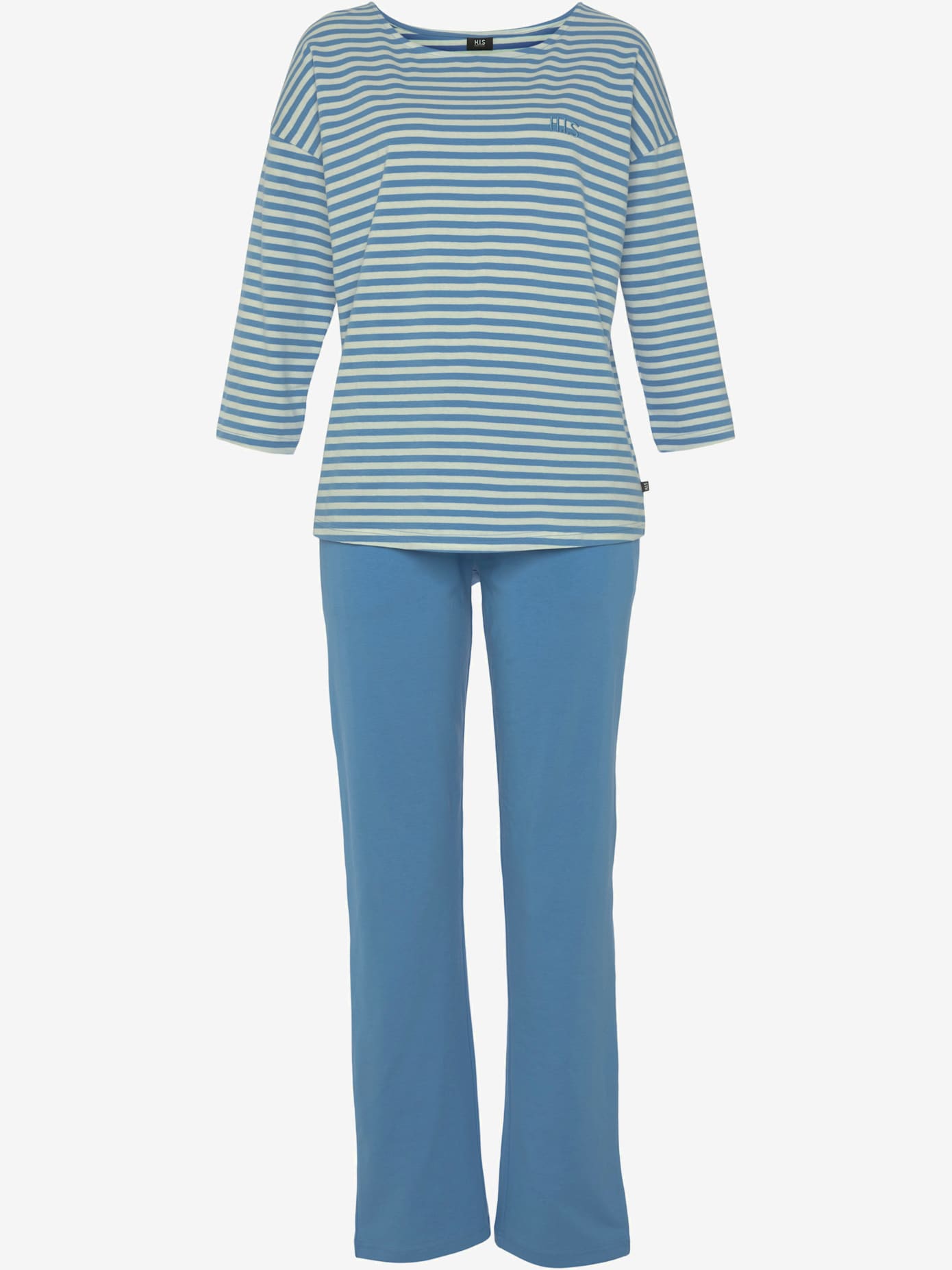 Pyjama à rayures en fils teintés