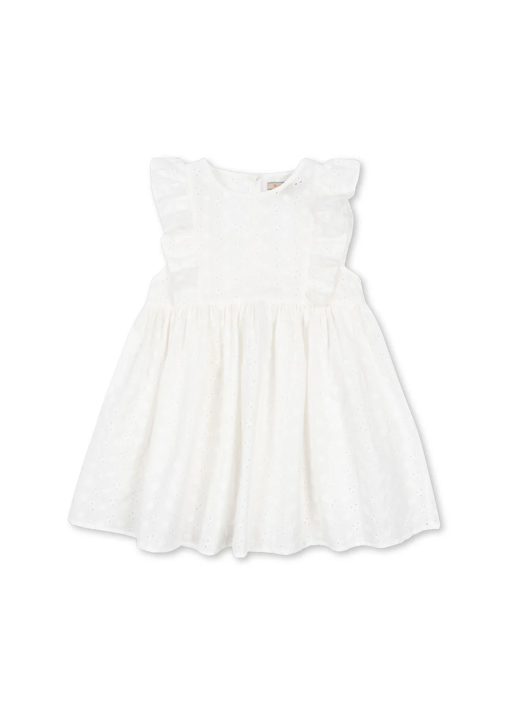 Lacey kjole - optic white - 12M