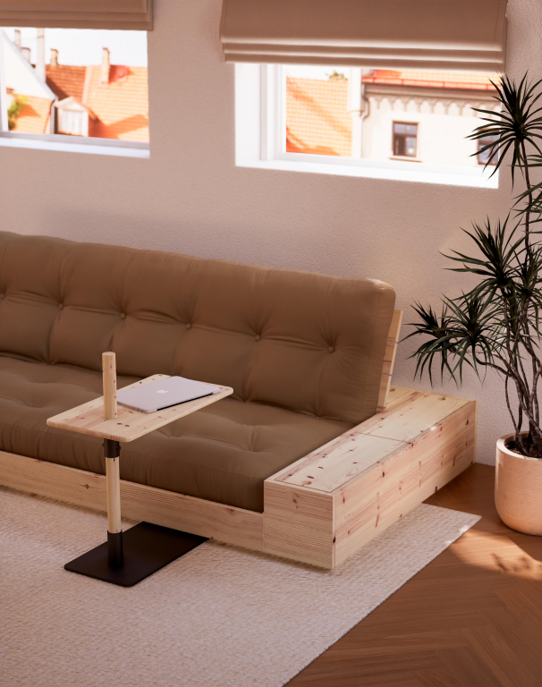 Karup Design Base slaapbank naturel, Wheat Beige