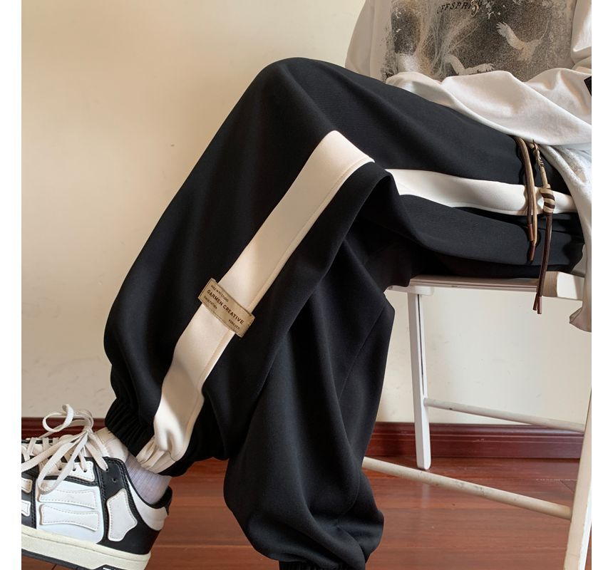 blastealle - Harem-joggingbroek met trekkoord in twee kleuren