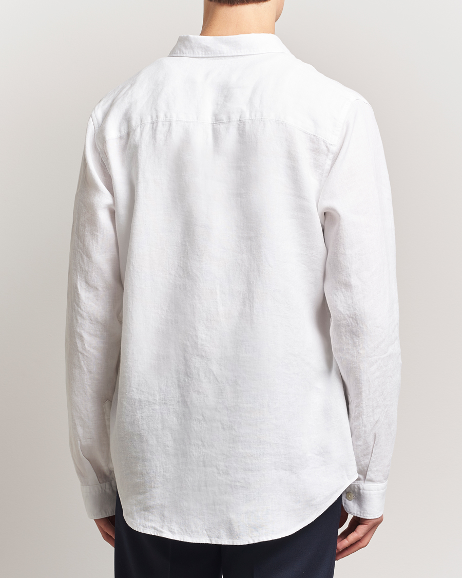 NN07 Enzo Linen Shirt White