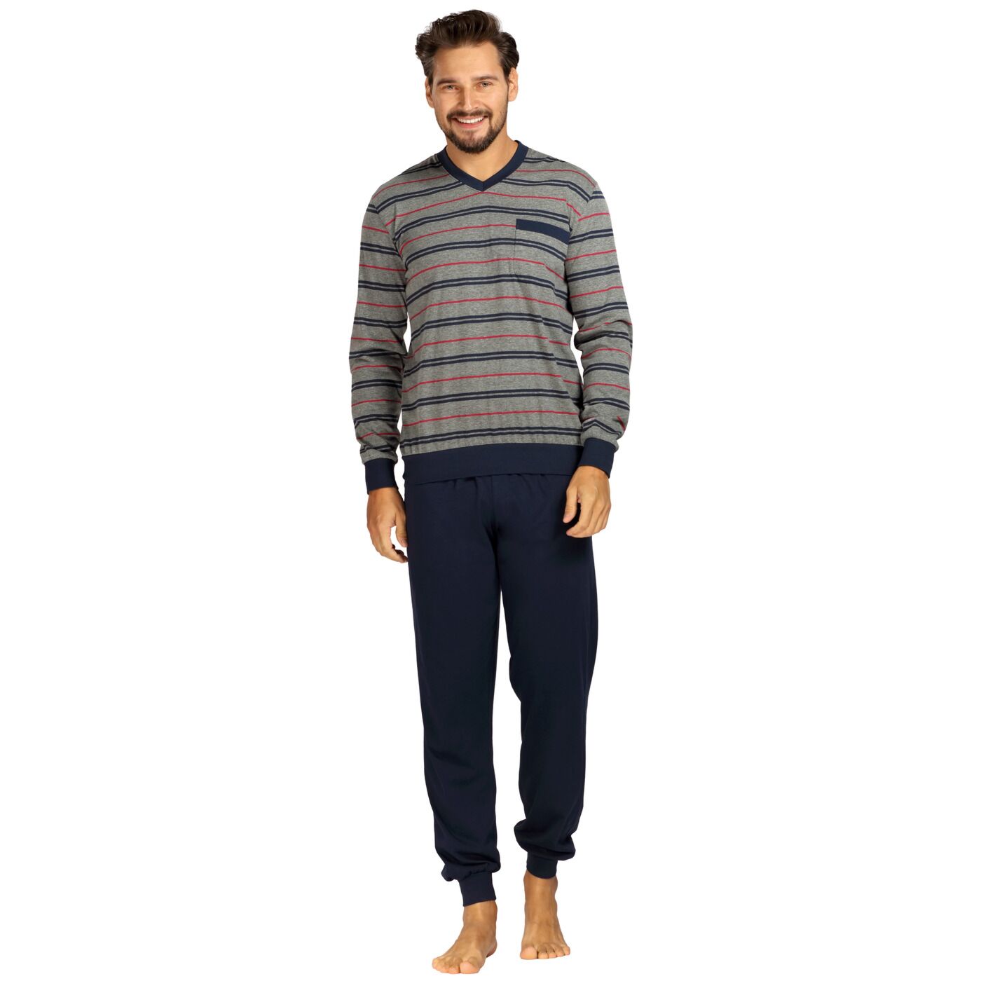 ComtessaHerrenpyjama «Nautilius Stripes»