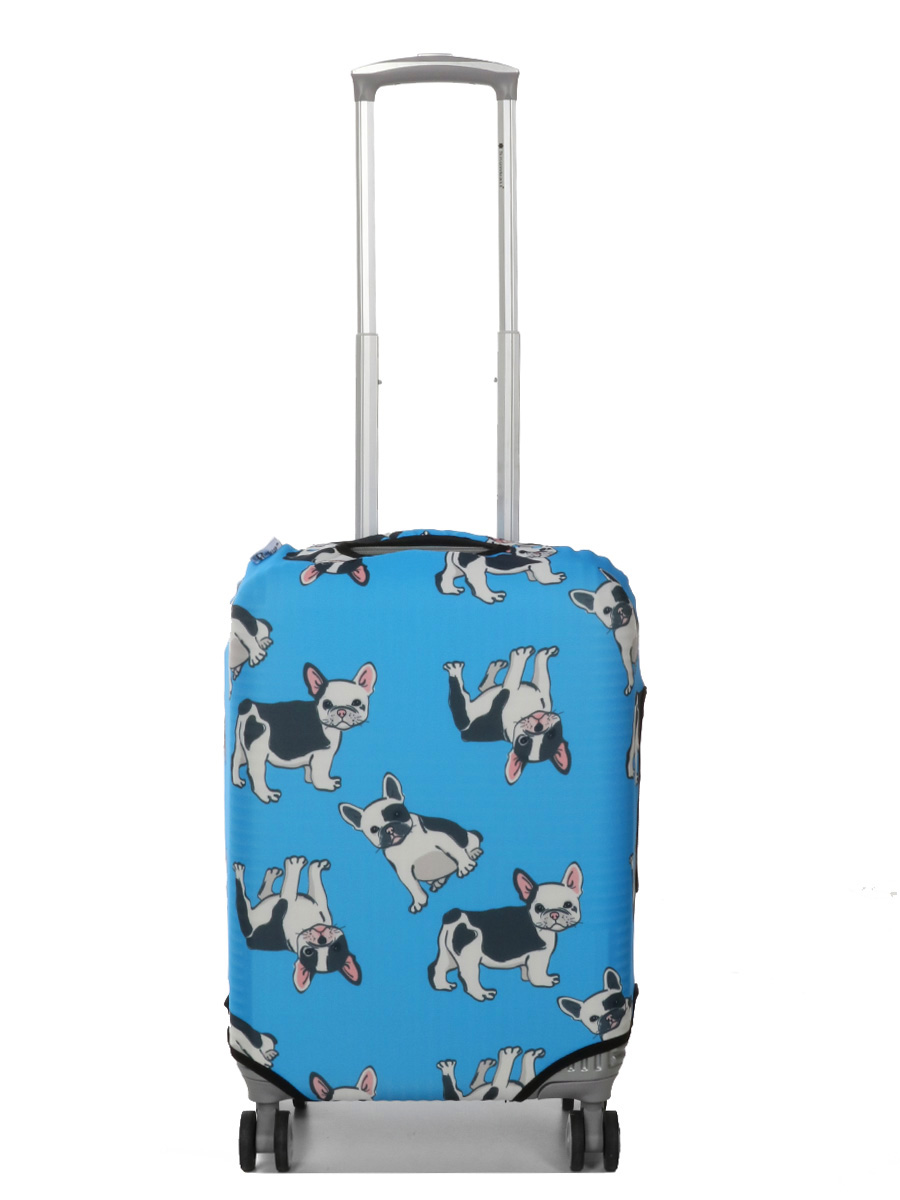 Housse de valise Periea Blue with Dogs S