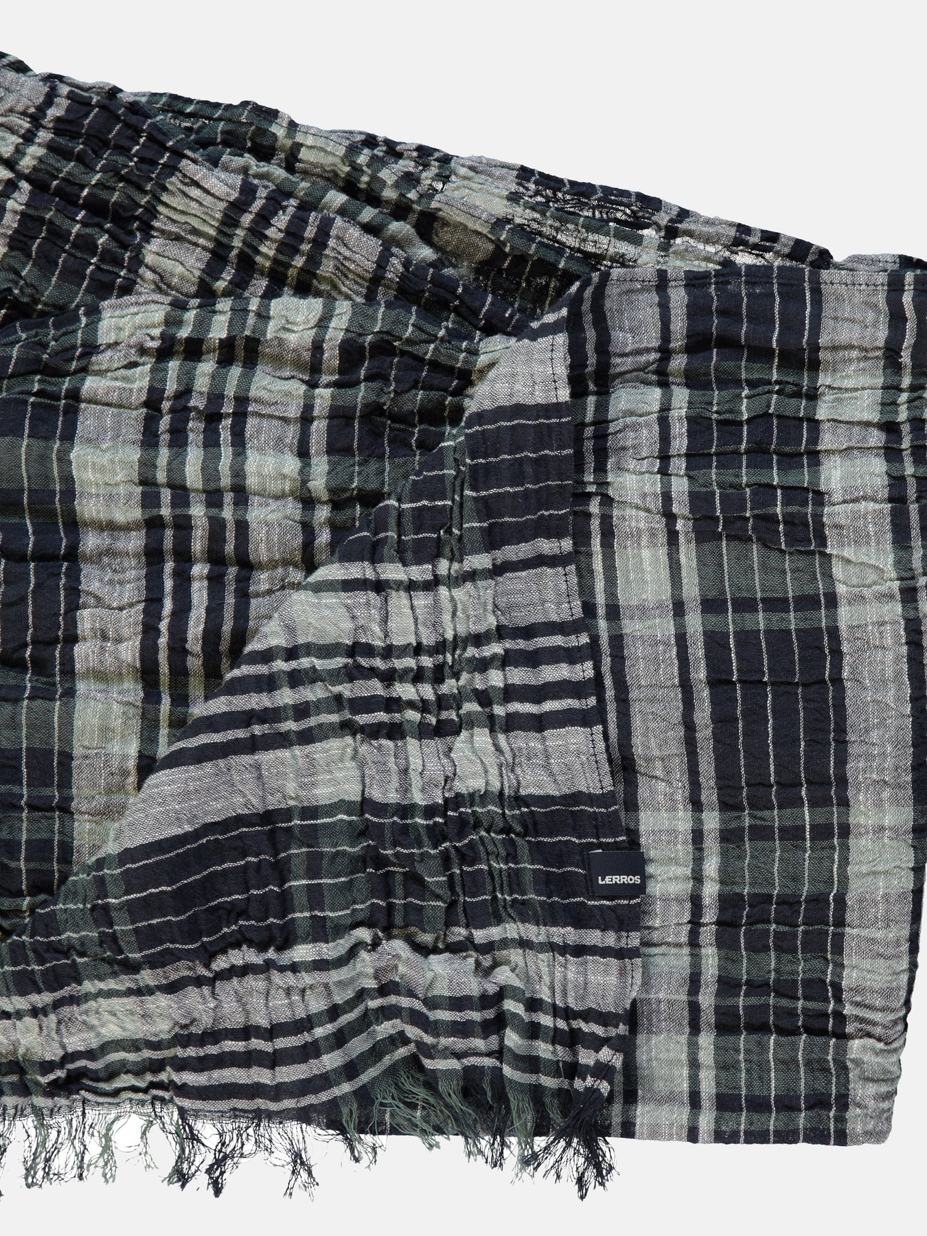 Schal mit Stripe-Check-Muster