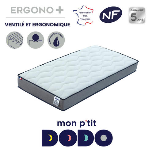 Matelas ERGONO 60x120 - MON P'TIT DODO