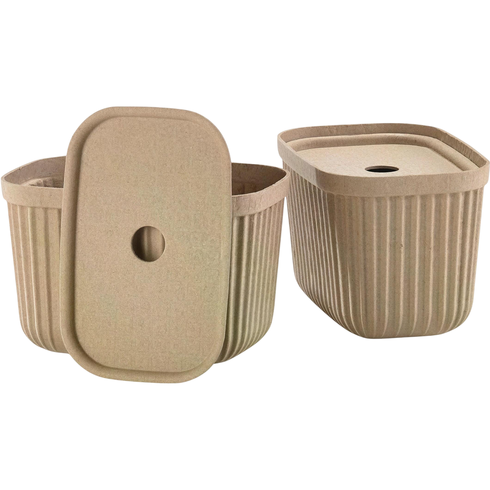 Aufbewahrungsbox Pulp S 2 Stück, Beige