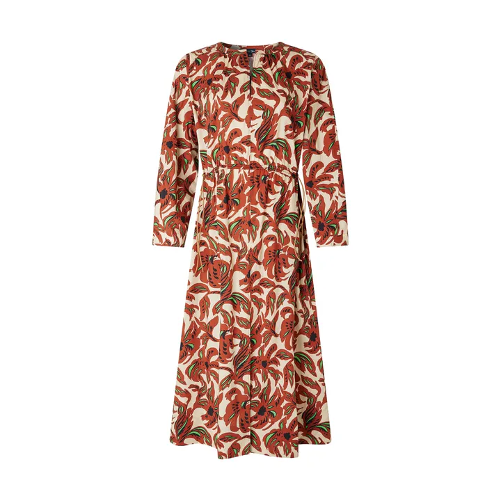 Soeur Robe Agnès Popeline de Coton | Terracotta