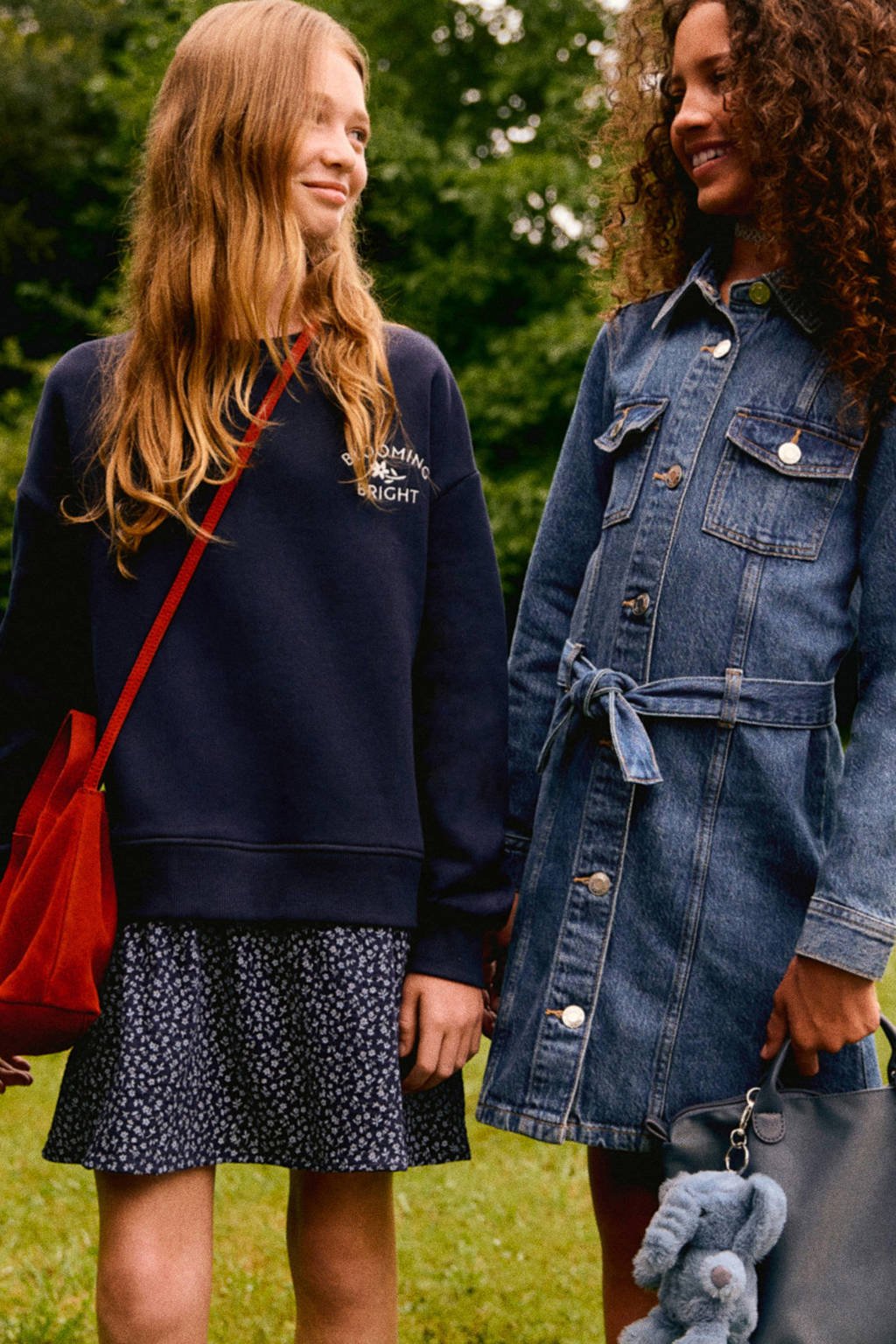 Mango Kids sweatjurk marine