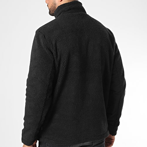 Veste Sherpa Zippée Villads Noir