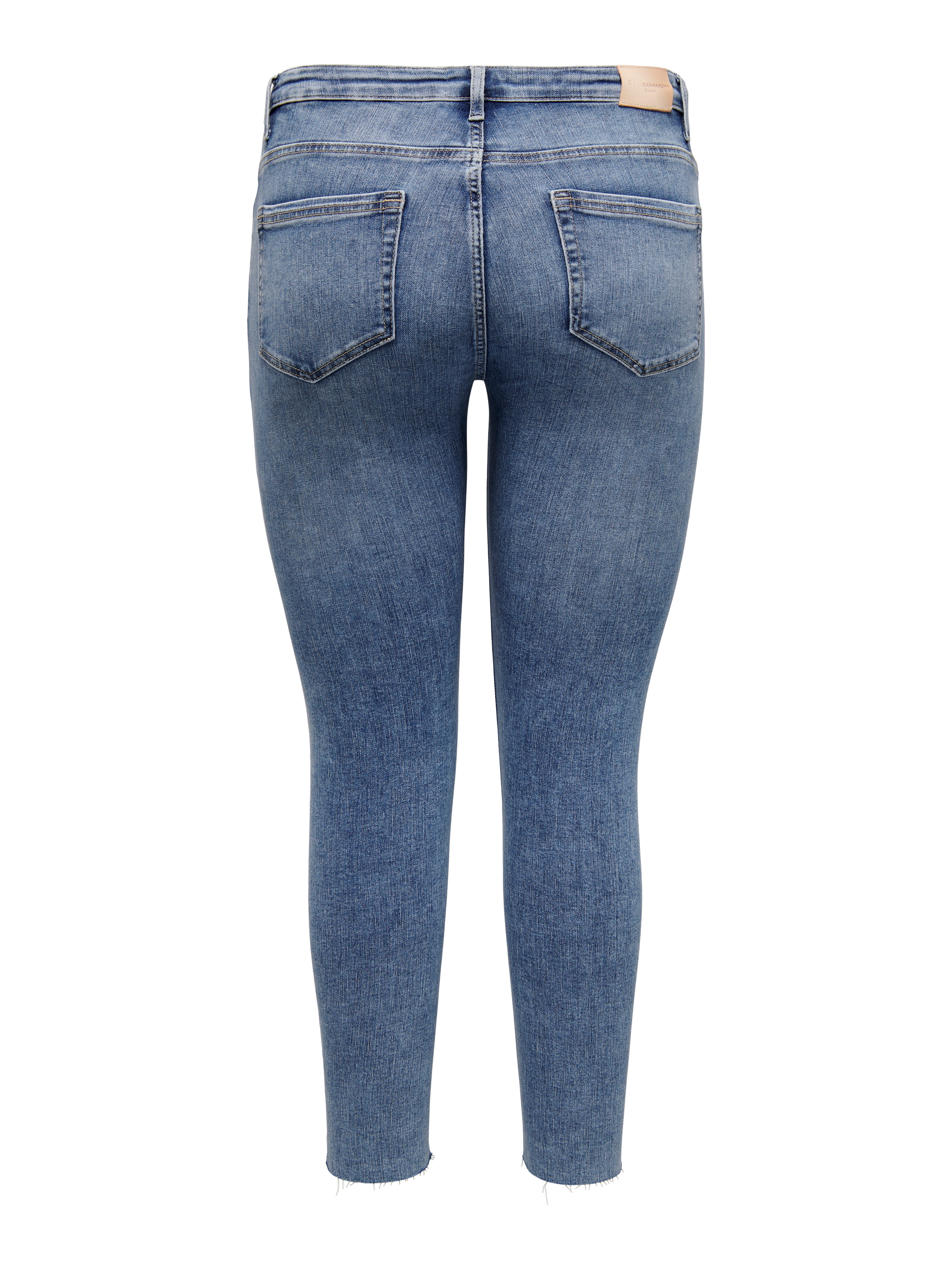 CARWILLY Mittlere Taille Skinny Fit Jeans Medium Blue Denim