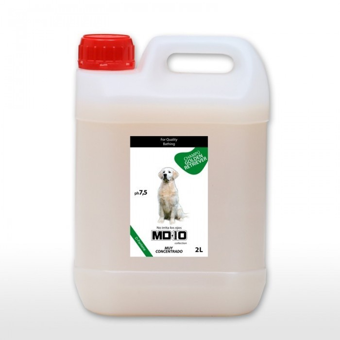 Shampoo para cães da raça Golden Retriever, fragrância neutra.
