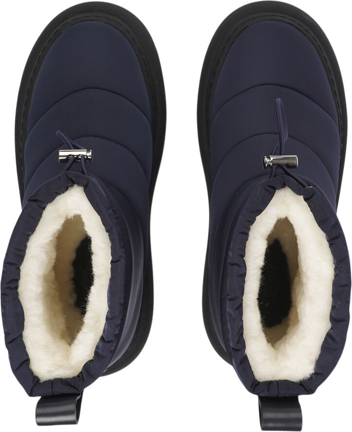 Lovelies NIMIS - NYLON BOOTS W/SHEARLING Navy blue