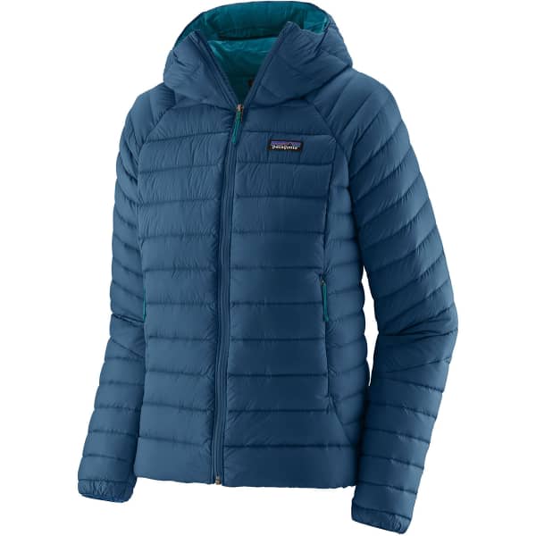 Doudoune randonnée PATAGONIA W'S DOWN SWEATER HOODY LAGOM BLUE