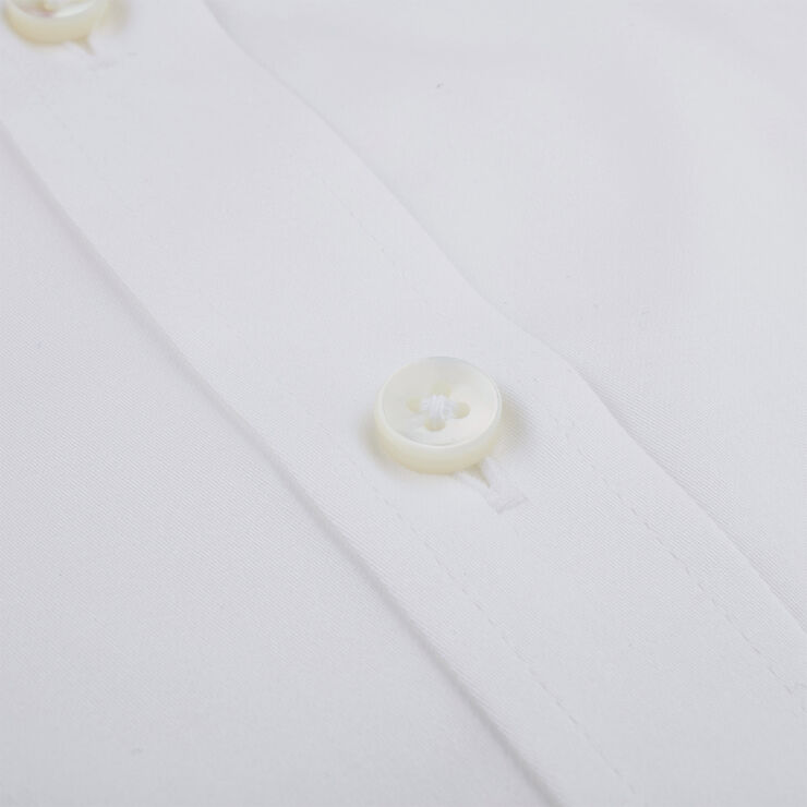 Stenströms Shirt F short slv stretch satin White