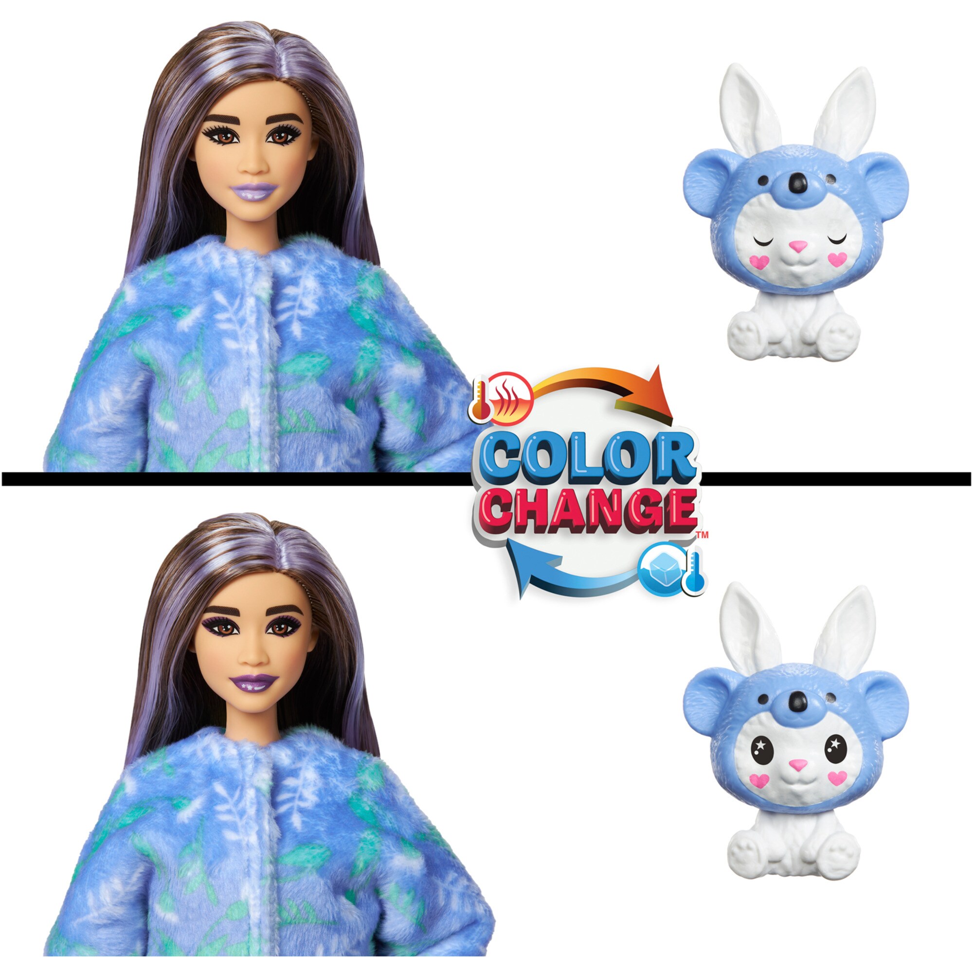 Mattel Puppe Barbie Cutie Reveal Costume Cuties Serie - Bunny in Koala