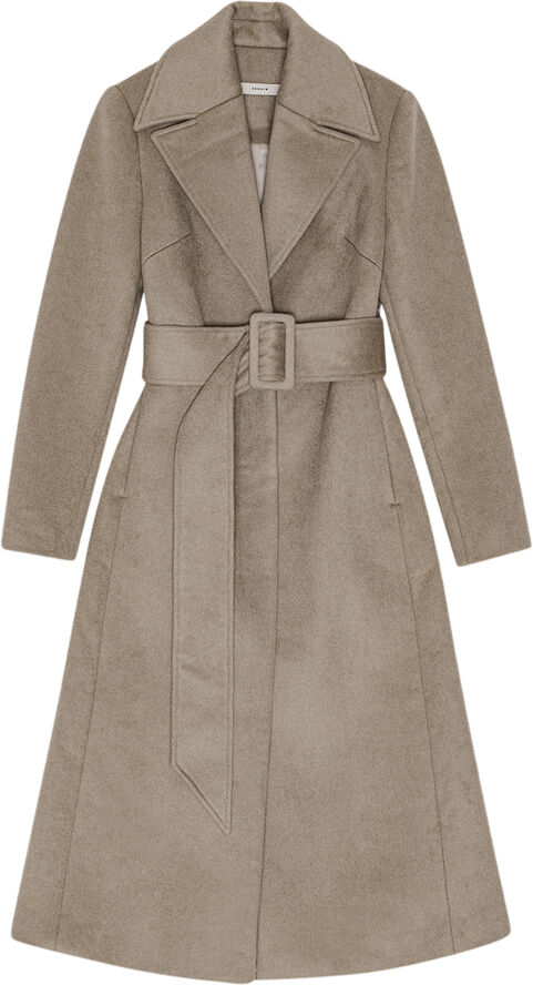 REMAIN Slim Fitted Coat Silver mink