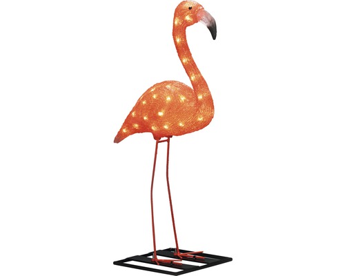 LED-lichtfiguur Konstsmide Flamingo, geschikt voor binnen en buiten, 45x65x16 cm, amber