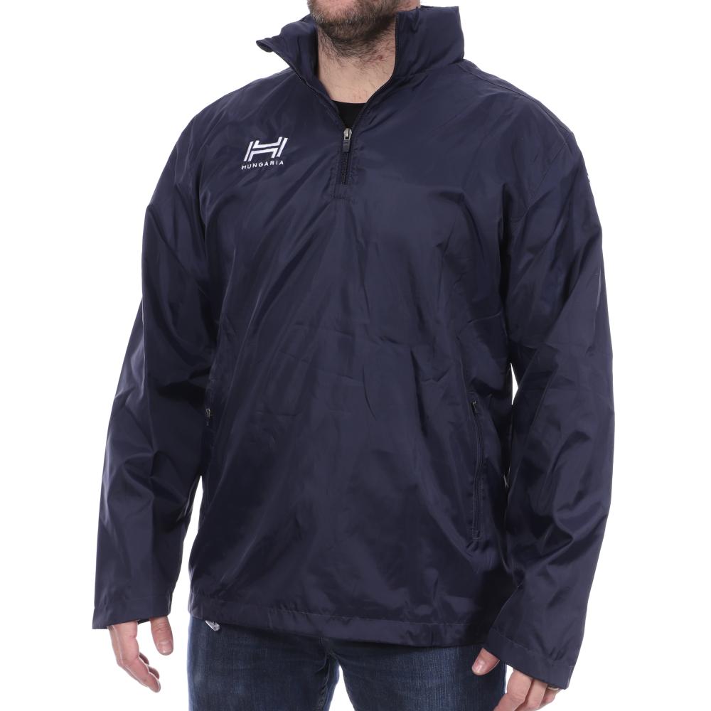 Hungaria Coupe-vent 1/4 zip marine homme Hungaria Training Premium 15